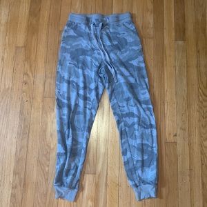 Blue camo joggers